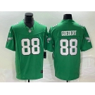 Men's Philadelphia Eagles #88 Dallas Goedert Green 2023 F.U.S.E. Vapor Untouchable Stitched Football Jersey