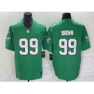 Men's Philadelphia Eagles #99 Jerome Brown Green 2023 F.U.S.E. Vapor Untouchable Stitched Football Jersey