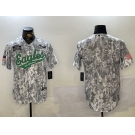 Men's Philadelphia Eagles Blank Arctic Camo 2024 Salute to Service Stitched Baseball Jersey