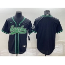 Men's Philadelphia Eagles Blank Black Stitched MLB Cool Base Nike Baseball Jersey