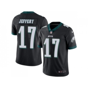 Nike Philadelphia Eagles #17 Alshon Jeffery Black Men's Stitched NFL Limited Rush Jersey