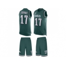 Nike Philadelphia Eagles #17 Alshon Jeffery Midnight Green Team Color Men's Stitched NFL Limited Tank Top Suit Jersey