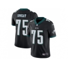 Nike Philadelphia Eagles #75 Josh Sweat Black Alternate Men Stitched NFL Vapor Untouchable Limited Jersey