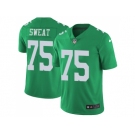 Nike Philadelphia Eagles #75 Josh Sweat Green Men Stitched NFL Limited Rush Jersey