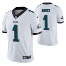 Philadelphia Eagles #1 #1 Jalen Hurts White Vapor Untouchable Limited Player Football Jersey