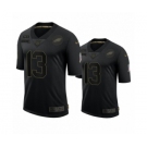 Philadelphia Eagles #13 Marquise Goodwin Black 2020 Salute to Service Limited Jersey