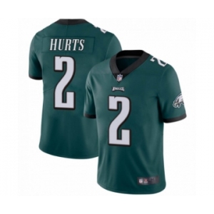 Philadelphia Eagles #2 Jalen Hurts Midnight Green Team Color Vapor Untouchable Limited Player Football Jersey