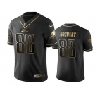 Philadelphia Eagles #88 Dallas Goedert Limited Black Golden Edition Football Jersey