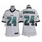 nike nfl jerseys philadelphia eagles #24 asomugha white[nike limited]