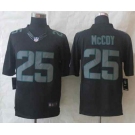 nike nfl jerseys philadelphia eagles #25 mccoy black[nike impact limited]