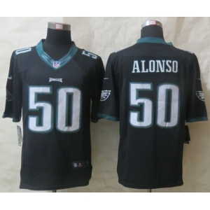 nike nfl jerseys philadelphia eagles #50 alonso black[nike limited]