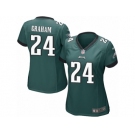 Women Nike Philadelphia Eagles #24 Corey Graham Game Midnight Green Team Color NFL Jersey