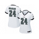 Women Nike Philadelphia Eagles #24 Corey Graham Game White NFL Jersey