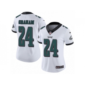 Women Nike Philadelphia Eagles #24 Corey Graham White Vapor Untouchable Limited Player NFL Jersey