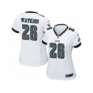 Women Nike Philadelphia Eagles #26 Jaylen Watkins Game White NFL Jersey