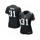 Women Nike Philadelphia Eagles #31 Jalen Mills Game Black Alternate NFL Jersey