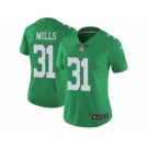 Women Nike Philadelphia Eagles #31 Jalen Mills Limited Black 2016 Salute to Service NFL Jersey