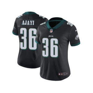 Women Nike Philadelphia Eagles #36 Jay Ajayi Black Alternate Stitched NFL Vapor Untouchable Limited Jersey