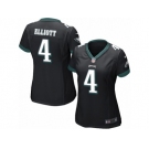 Women Nike Philadelphia Eagles #4 Jake Elliott Game Black Alternate NFL Jersey