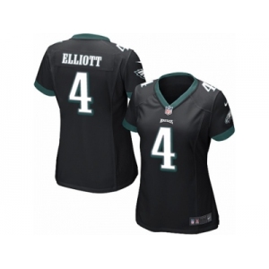 Women Nike Philadelphia Eagles #4 Jake Elliott Game Black Alternate NFL Jersey