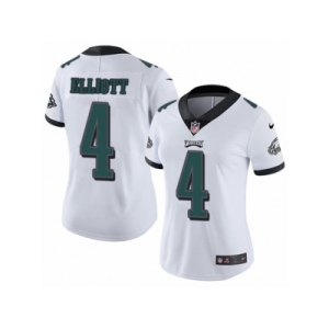 Women Nike Philadelphia Eagles #4 Jake Elliott White Vapor Untouchable Limited Player NFL Jersey