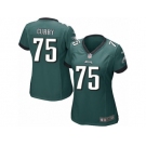 Women Nike Philadelphia Eagles #75 Vinny Curry Midnight Green Team Color NFL Jersey