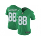 Women Nike Philadelphia Eagles #88 Dallas Goedert Green Stitched NFL Limited Rush Jersey