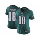 Women Nike Philadelphia Eagles #88 Dallas Goedert Midnight Green Team Color Stitched NFL Vapor Untouchable Limited Jersey