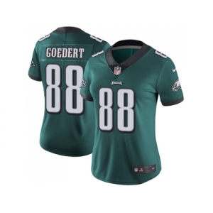 Women Nike Philadelphia Eagles #88 Dallas Goedert Midnight Green Team Color Stitched NFL Vapor Untouchable Limited Jersey