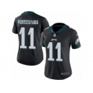 Women's Nike Philadelphia Eagles #11 Carson Wentz Limited Black Rush Wentzylvania NFL Jersey