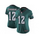 Women's Nike Philadelphia Eagles #12 Randall Cunningham Vapor Untouchable Limited Midnight Green Team Color NFL Jersey