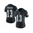 Women's Nike Philadelphia Eagles #13 Mack Hollins Limited Black Rush NFL Jersey