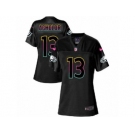 Women's Nike Philadelphia Eagles #13 Nelson Agholor Game Black Fashion NFL Jersey