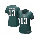 Women's Nike Philadelphia Eagles #13 Nelson Agholor Game Midnight Green Team Color NFL Jersey