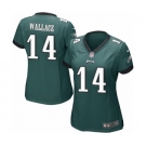 Women's Nike Philadelphia Eagles #14 Mike Wallace Game Midnight Green Team Color NFL Jersey