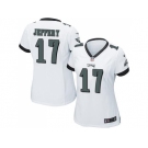 Women's Nike Philadelphia Eagles #17 Alshon Jeffery White Stitched NFL New Elite Jersey