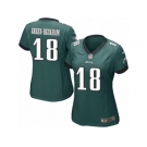 Women's Nike Philadelphia Eagles #18 Dorial Green-Beckham Game Midnight Green Team Color NFL Jersey