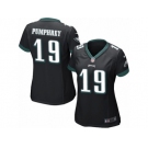 Women's Nike Philadelphia Eagles #19 Donnel Pumphrey Limited Black Alternate NFL Jersey