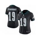 Women's Nike Philadelphia Eagles #19 Donnel Pumphrey Limited Black Rush NFL Jersey