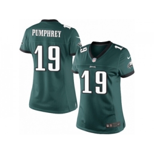 Women's Nike Philadelphia Eagles #19 Donnel Pumphrey Limited Midnight Green Team Color NFL Jersey