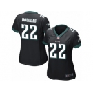 Women's Nike Philadelphia Eagles #22 Rasul Douglas Limited Black Alternate NFL Jersey