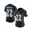 Women's Nike Philadelphia Eagles #22 Rasul Douglas Limited Black Rush NFL Jersey