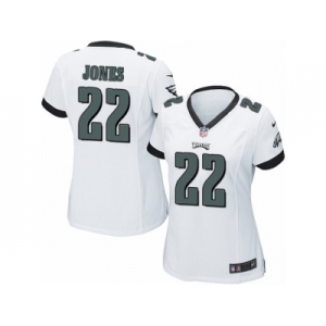 Women's Nike Philadelphia Eagles #22 Sidney Jones Game White NFL Jersey