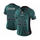 Women's Nike Philadelphia Eagles #24 Corey Graham Limited Green Rush Drift Fashion NFL Jersey