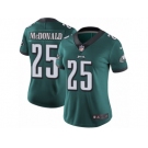 Women's Nike Philadelphia Eagles #25 Tommy McDonald Vapor Untouchable Limited Midnight Green Team Color NFL Jersey