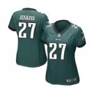 Women's Nike Philadelphia Eagles #27 Malcolm Jenkins Game Midnight Green Team Color NFL Jersey