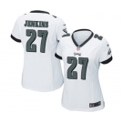 Women's Nike Philadelphia Eagles #27 Malcolm Jenkins Game White NFL Jersey