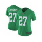 Women's Nike Philadelphia Eagles #27 Malcolm Jenkins Limited Green Rush NFL Jersey