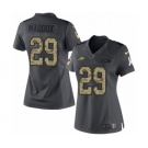 Women's Nike Philadelphia Eagles #29 Avonte Maddox Limited Black 2016 Salute to Service NFL Jersey