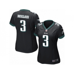 Women's Nike Philadelphia Eagles #3 Matt McGloin Limited Black Alternate NFL Jersey